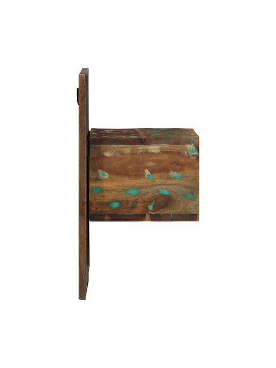 Κομοδίνο από Μασίφ Ξύλο Πολύχρωμο 50x27x50cm