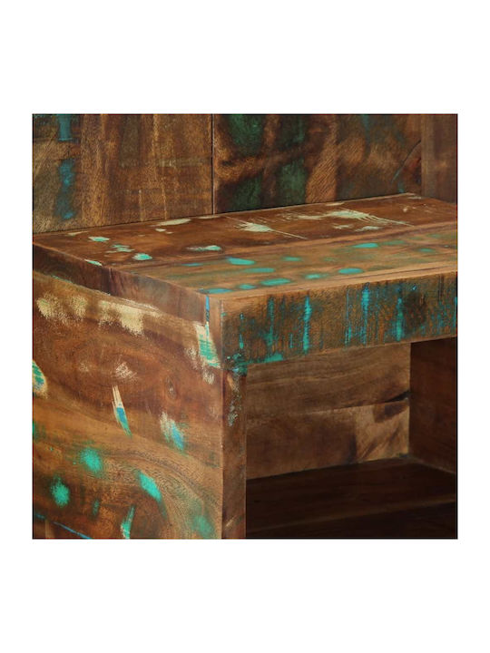 Κομοδίνο από Μασίφ Ξύλο Πολύχρωμο 50x27x50cm