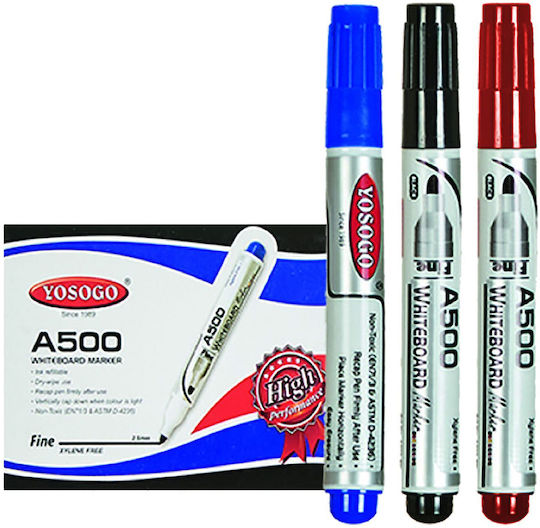 Justnote Yosogo Whiteboard-Marker 2.5mm Rot