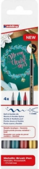 Edding 1340 Design Markers 6mm Multicolour 4pcs