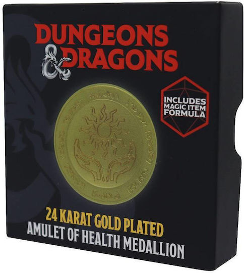 Dungeons&Dragons 24k златен платинен медальон