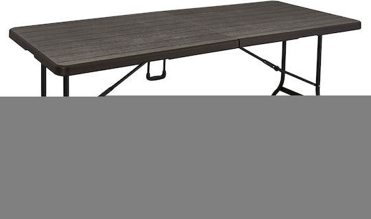 Foldable Catering Table 179.5x74.5x72 Brown Foldable Catering Table 179.5x74.5x72 Brown