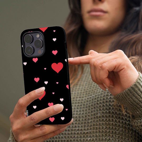 Калъф Sonique Heart Series за Samsung Galaxy Z Flip 4 Черен