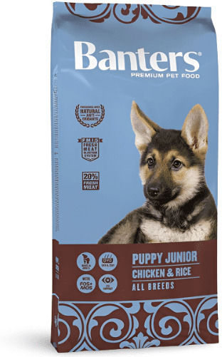 Banters Puppy Junior 3kg Dry Food for Puppies with Chicken and Rice