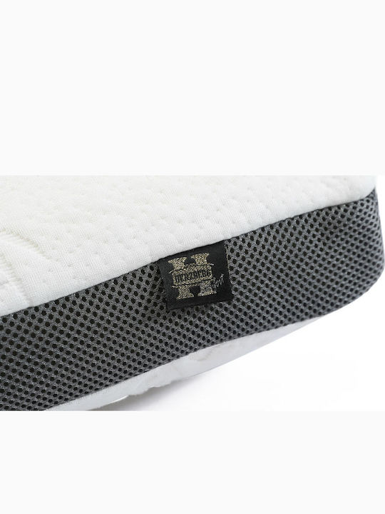 Herzberg Bamboo Bed Pillow Memory Foam Anatomic 40x60x12cm