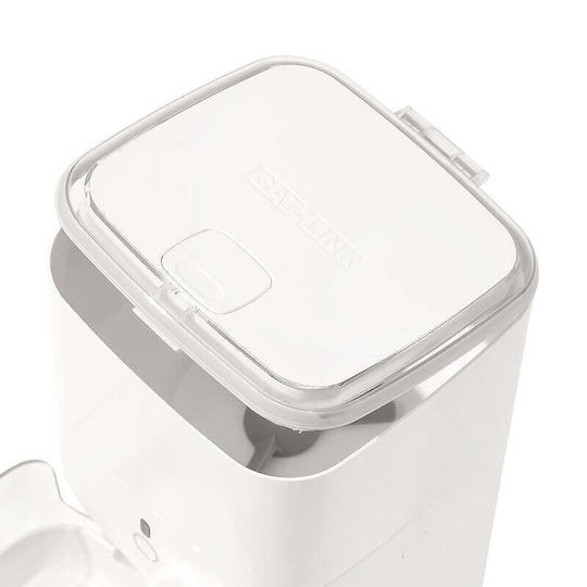 Catlink Automatic Plastic Bowl Food & Water for Dog & Cat 4lt 36cm in White Color