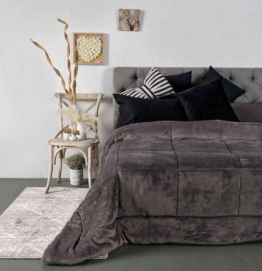SB Home Пухено Куинсайз 220x240бр Carbone 720 г/м²Gsm