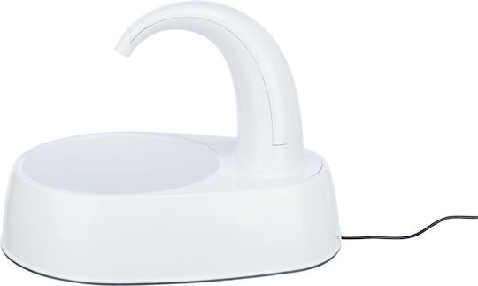 Trixie Automatic Plastic Waterer / Fountain for Dog & Cat 2.5lt 35cm in White Color