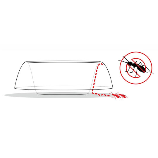 Happet Anti-Insect Stainless Steel Food and Water Bowl for Dog and Cat 2L 30cm