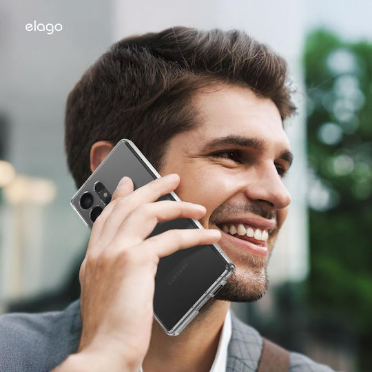 Elago Hybrid Back Cover Plastic / Silicone 1.2mm Transparent (Galaxy S25 Ultra)