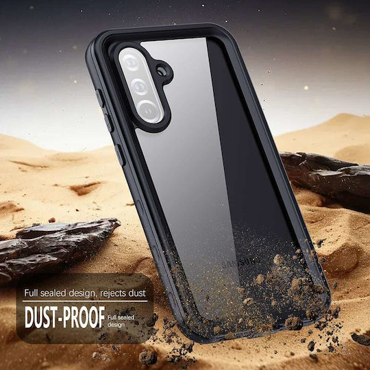 Shellbox 360 Full Cover Πλαστικό / Σιλικόνης Αδιάβροχο Μαύρο (Galaxy S25 Ultra)