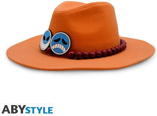 One Piece Carnival Orange Plastic Hat