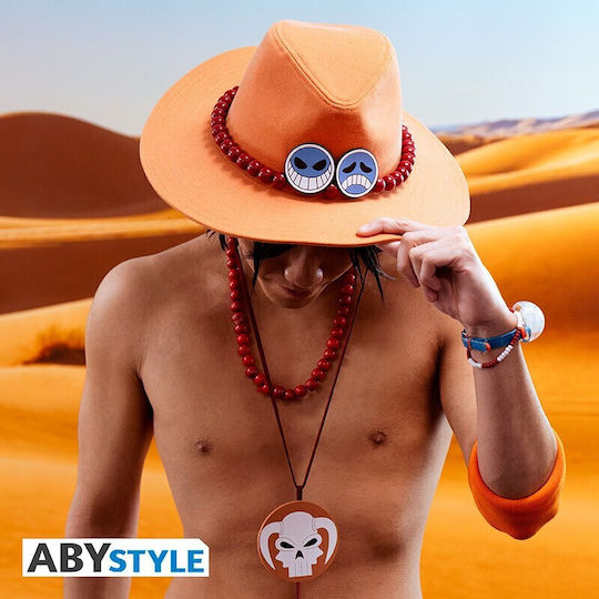 One Piece Carnival Orange Plastic Hat