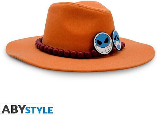 One Piece Carnival Orange Plastic Hat