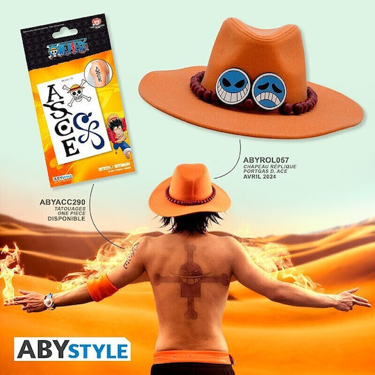 One Piece Carnival Orange Plastic Hat
