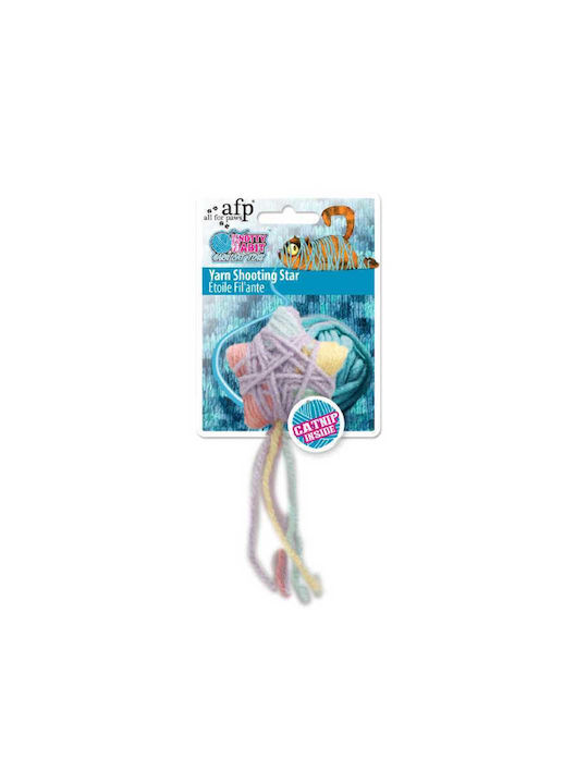 All For Paws Knotty Habit Yarn Star Παιχνίδι Γάτας με Catnip 12x5.8x3cm