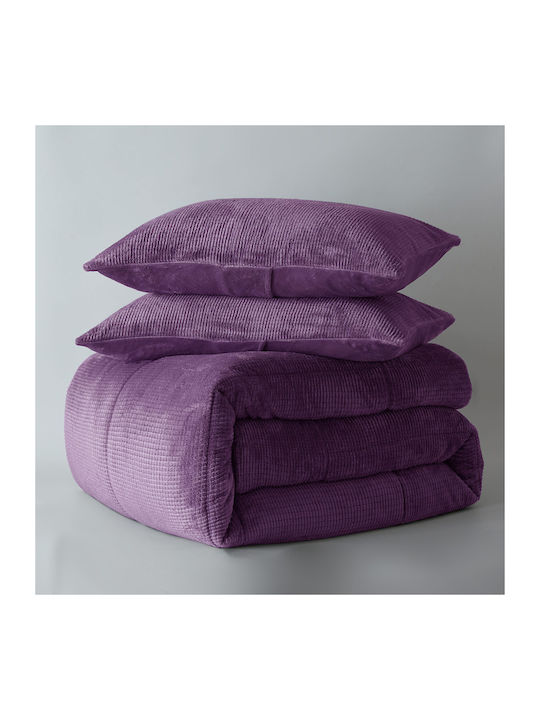 Liolios Home Duvet Cover Queen 220x240cm Cassiano Purple