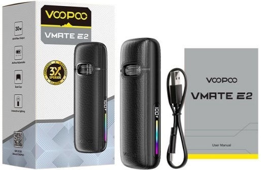 Voopoo V Mate E2 Pod Mod 3ml mit eingebauter Batterie 1500mAh Jet Black