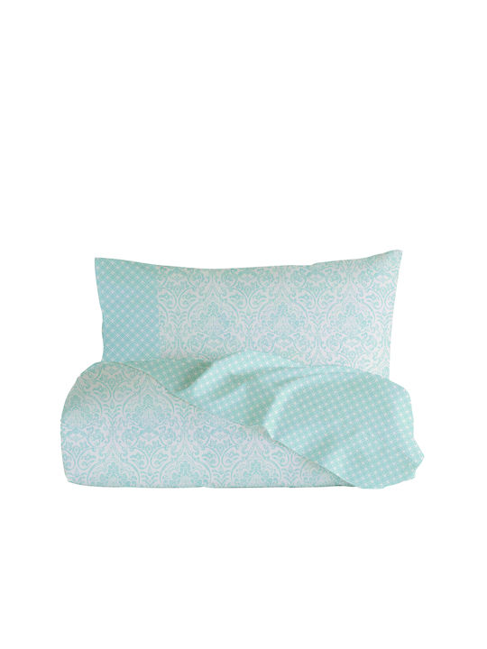 Makis Tselios Home Duvet Set Single 160x240cm Boho Blue 2pcs