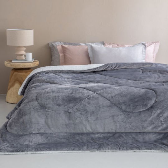 Palamaiki Husă de pătură Super Dublu 220x240cm Scott Gri (Scott Grey) 710 g/mp²Gsm