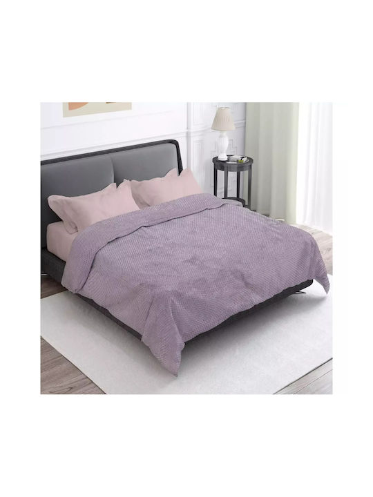 Family Enterprise Duvet Cover Queen 220x240cm Lilac