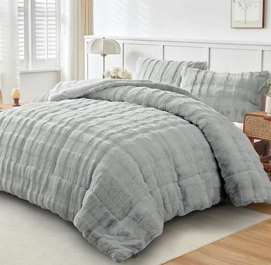 Liolios Home Комбинирано одеяло Куинсайз 220x240бр Tokyo Lt Grey