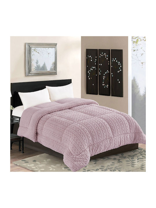 Silk Fashion Duvet Cover Queen 220x240cm Braid Lila 780 GSMGsm