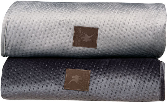 Greenwich Polo Club 2798 Three-Seater Sofa Throw Velvet 180x300cm Dark Gray