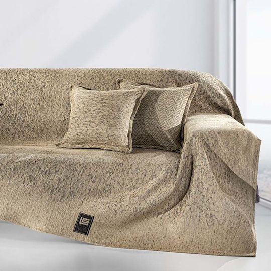Guy Laroche Ριχτάρι Διθέσιου Καναπέ Δύο 'Οψεων Matis 180x250εκ. Μπεζ
