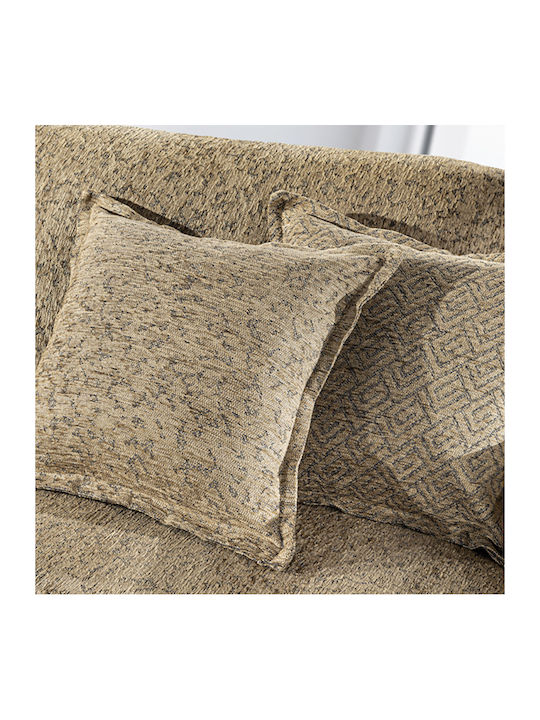 Guy Laroche Zweisitzer-Sofa Überwurf 2 Seiten Matis 180x250cm Beige
