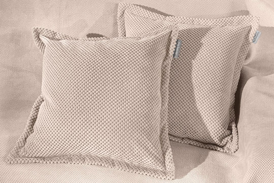 Guy Laroche Rubicon Ριχτάρι Τετραθέσιου Καναπέ 170x350εκ. Champagne