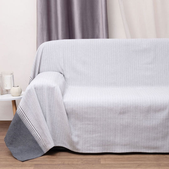 Viopros Three-Seater Sofa Throw 170x280cm Gray