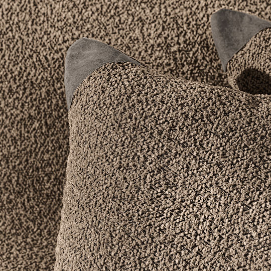 Guy Laroche Lama Four-Seater Sofa Throw Jacquard 170x350cm Taupe