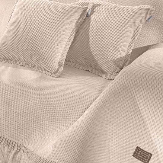 Guy Laroche Rubicon Ριχτάρι Πολυθρόνας 170x150εκ. Champagne