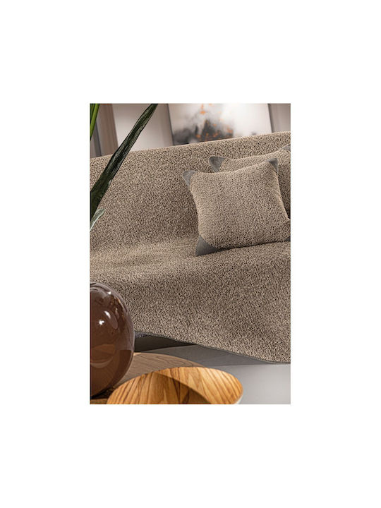 Guy Laroche Lama Decken & Couchdecken Dreisitzer-Sofa Wurf 170x300cm Taupe