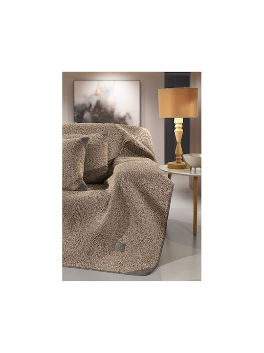 Guy Laroche Lama Decken & Couchdecken Dreisitzer-Sofa Wurf 170x300cm Taupe