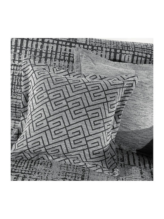 Guy Laroche Melbourne Dreisitzer-Sofa Wurf Chenille 180x300cm Silber