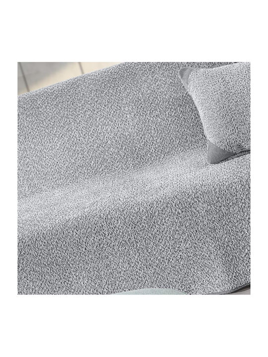 Guy Laroche Lama Three-Seater Sofa Throw Jacquard 170x300cm Silver