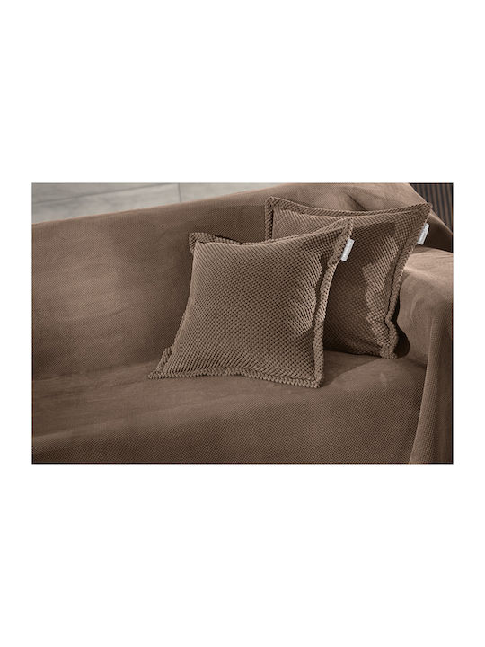 Guy Laroche Rubicon Zweisitzer-Sofa Überwurf 170x250cm Latte
