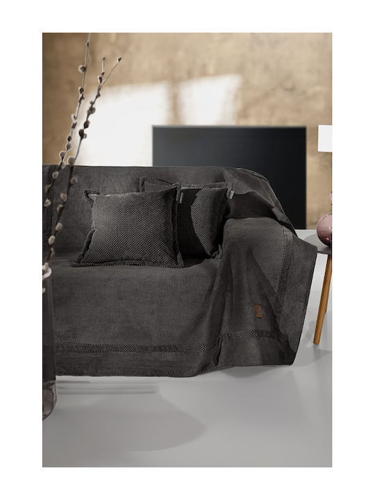 Guy Laroche Rubicon Decken & Couchdecken Dreisitzer-Sofa Wurf 170x300cm Bitter