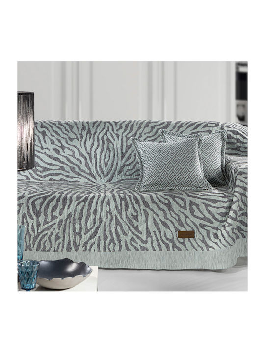 Guy Laroche Orion Ριχτάρι Πολυθρόνας Δύο 'Οψεων Chenille 180x150εκ. Ocean 1133030122016