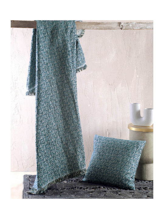 Rythmos Stefan Ριχτάρι Πολυθρόνας Chenille 160x180εκ. Πετρόλ 117-171-2733