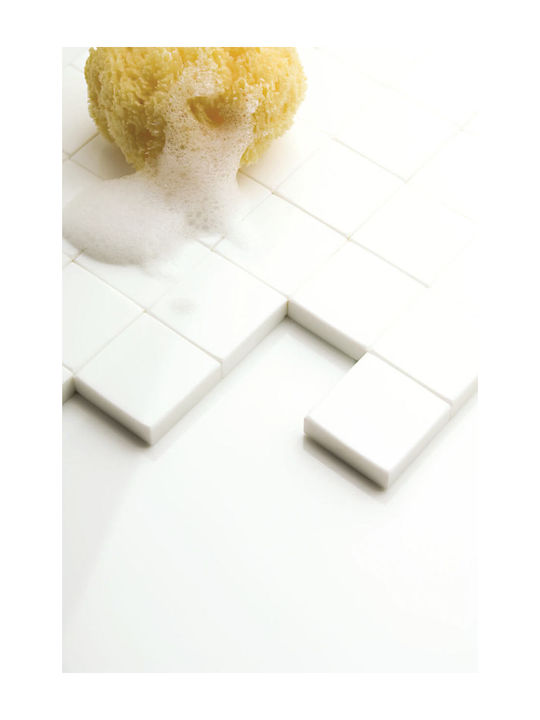 Vinci Stockholm Rectangular Glass Countertop White 56x34cm VL5634WGM