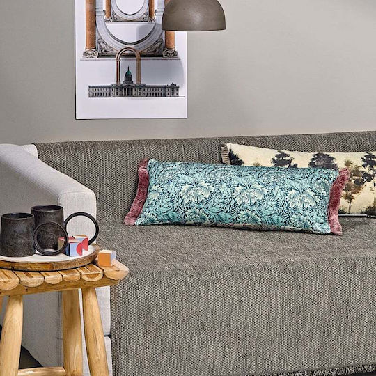 Kentia Kanon Sofa Throw 2 Seater Chenille 180x250cm 04 Light Brown