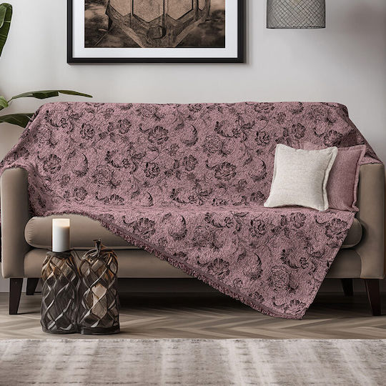 Beauty Home Set De Pleduri 2 Buc Chenille Măr Stricat 8628SET2
