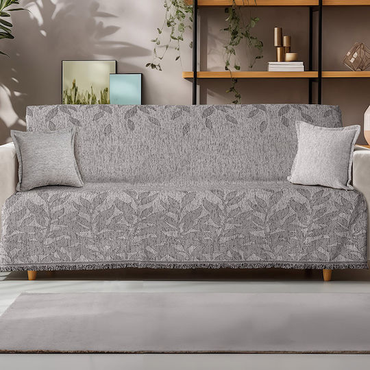 Beauty Home Cuvertură Pentru Canapea De Fotoliu Chenille 180x170cm Gri 8632MON