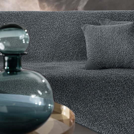 Guy Laroche Lama Ριχτάρι Πολυθρόνας Ζακάρ 170x150εκ. Anthracite 1133086224013