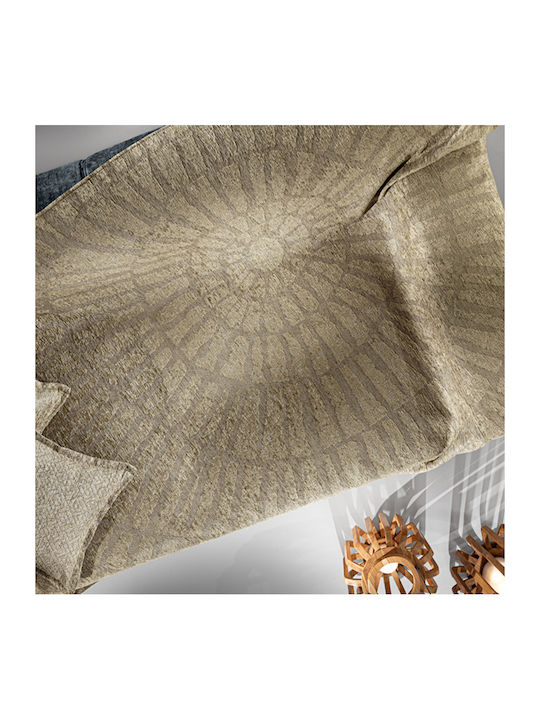 Guy Laroche Siren Four-Seater Sofa Throw Chenille 180x350cm Natural