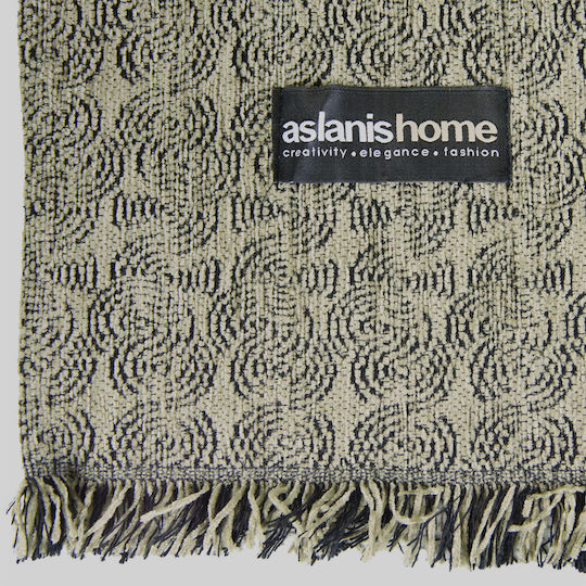 Aslanis Home Selena Ριχτάρι Πολυθρόνας 180x180εκ. Καφέ 723701