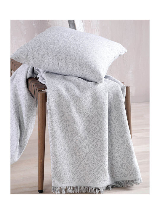 Rythmos Fabio Decken & Couchdecken Viersitzer-Sofa Überwurf Jacquard 180x330cm Beiges